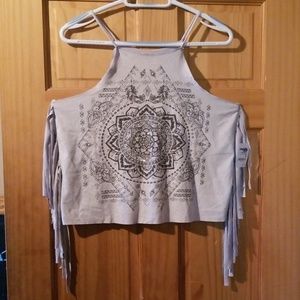 Fringe mandala tank